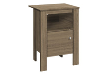 Load image into Gallery viewer, Wood End Table With Shelf - Deep Taupe