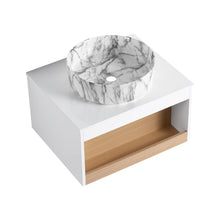 Load image into Gallery viewer, Floating Bathroom Vanity With Vessel Sink