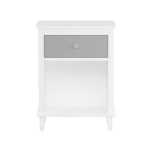 Load image into Gallery viewer, Nightstand With 1 Drawer 1 Shelf