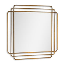 Load image into Gallery viewer, 35" Square Metal Framed Accent Mirror - Bronze