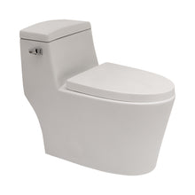 Load image into Gallery viewer, 1 Piece Toilet With Soft Closing Seat - White