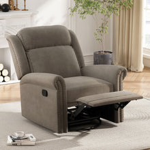 Load image into Gallery viewer, 360 Degrees Swivel Recliner Manual Rocking Recliner Home With Adjustable Backrest