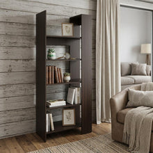 Load image into Gallery viewer, Five Tier Bookcase - Walnut