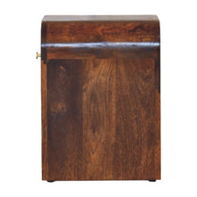 Load image into Gallery viewer, 16" Modern Solid Wood One Drawer Nightstand - Brown