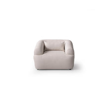 Load image into Gallery viewer, Boucle Arm Chair With Lumbar Pillow - White