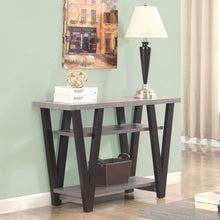Load image into Gallery viewer, Rectangle Sofa Table With V Line Design - Gray