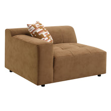 Load image into Gallery viewer, Zoey - Modular - RF Arm Chair With Pillow - Chocolate Suede