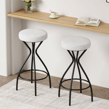 Load image into Gallery viewer, Modern Backless Bar Stools For Kitchen Island (Set of 2)