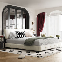 Load image into Gallery viewer, Tufted Headboard With Extra-Large Ultra-Soft Cloud Pillow Design
