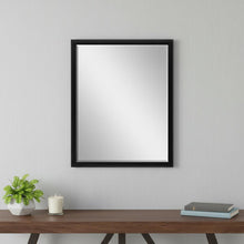 Load image into Gallery viewer, 42" Solid Wood Framed Accent Mirror - Black
