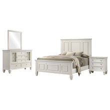 Load image into Gallery viewer, Cortina - 4 Piece Queen Bedroom Set With Ornate Panels And Storage - Cream White