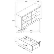 Load image into Gallery viewer, Harrison - 6 Drawer Dresser