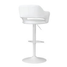 Load image into Gallery viewer, Metal Low Back Bar Height Bar Chair - White