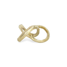 Load image into Gallery viewer, Modern Abstract Infinity Knot Tabletop Sculpture - Gold