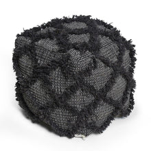 Load image into Gallery viewer, Jumanji - Handcrafted Wool And Cotton Pouf - Brown