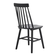 Load image into Gallery viewer, Solid Wood Windsor Back Dining Side Chairs (Set of 4) - Black