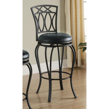 Load image into Gallery viewer, Swivel Stool With Upholstered Seat