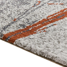 Load image into Gallery viewer, Quarry - 5' X 6.5' Abstract Area Rug - Gray / Orange