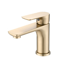Load image into Gallery viewer, Modern Bathroom Sink Faucet Single Handle Brass Countertop Mount