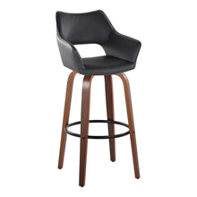 Load image into Gallery viewer, Mustang - Contemporary Fixed Height Barstool With Swivel & Round Footrest (Set of 2)