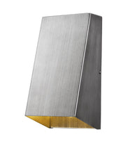 Load image into Gallery viewer, Geometric Wall Sconce - Brushed Silver