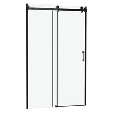 Load image into Gallery viewer, Modern Single Slide Shower Door, Tempered Glass, Stainless Steel Frame
