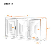 Load image into Gallery viewer, TV Stand For TVs Up To 65", Modern Entertainment Center Media Console Cabinet With 2 Spacious Storage Space