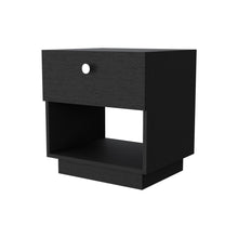 Load image into Gallery viewer, 20" One Drawer Nightstand With Integrated Tech - Black