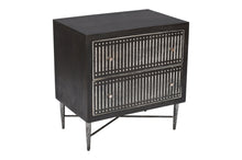 Load image into Gallery viewer, Two Drawer Nightstand - Antique Brown