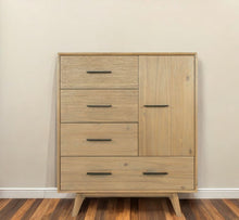 Load image into Gallery viewer, Solid Wood Four Drawer Gentlemans Chest - Walnut