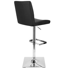 Load image into Gallery viewer, Captain - Contemporary Adjustable Barstool With Swivel - Black