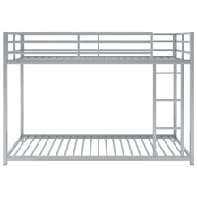 Load image into Gallery viewer, Metal Bunk Bed, Low Bunk Bed With Ladder