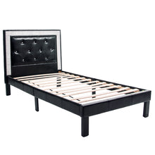 Load image into Gallery viewer, Glamours Style Bed With Diamond Tufted Padded Headboard
