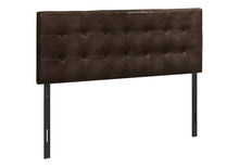 Load image into Gallery viewer, Queen Size, Bed Headboard Only, Upholstered, Transitional - Brown