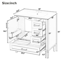Load image into Gallery viewer, Traditional Bathroom Vanity Set With Soft Close Doors