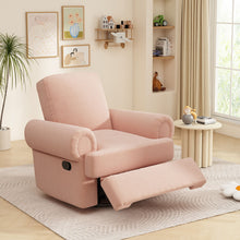 Load image into Gallery viewer, Manual Swivel Recliner Rocker Chair With Adjustable Backrest