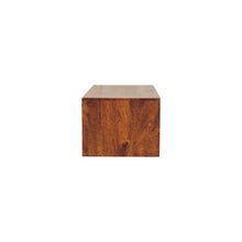 Load image into Gallery viewer, Solid Wood Floating Mount TV Stand - Brown