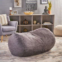 Load image into Gallery viewer, Michael - Modern Cylindrical Suede Bean Bag Chair