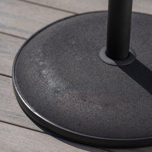 Load image into Gallery viewer, Stylish Concrete Umbrella Base With Iron Support Pole - Black