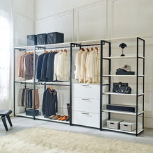 Load image into Gallery viewer, Fiona - Freestanding 4 Tower Walk-In Closet System - White