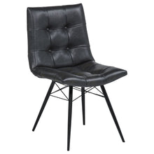 Load image into Gallery viewer, Tufted Back Dining Chairs (Set of 4) - Black