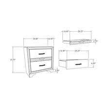 Load image into Gallery viewer, Ryder - Sparkle Nightstand - Gray