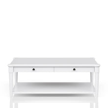 Load image into Gallery viewer, Cocktail Table With Two Storage Drawers And Casters