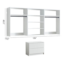 Load image into Gallery viewer, Devi - Wall Mounted Closet System With Modular Units
