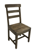 Load image into Gallery viewer, Wood Ladder Back Dining Side Chairs (Set of 2) - Dark Brown