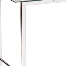 Load image into Gallery viewer, Writing Desk - Clear / Silver