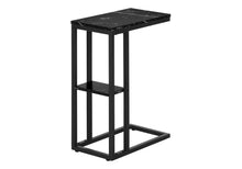 Load image into Gallery viewer, Accent Table, C - Shaped, Marble Look Contemporary & Modern Convenient Design