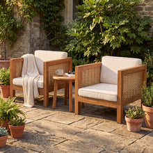 Load image into Gallery viewer, Outdoor Club Chair With Wicker Armrest