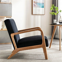 Load image into Gallery viewer, Classic Mid-Century Modern Accent Chairs, Open Framed Armchair With Cushioning