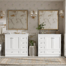 Load image into Gallery viewer, Shaker Free Standing Bathroom Vanity Cabinet & Sink, Soft Close Drawers, Soft Close Doors